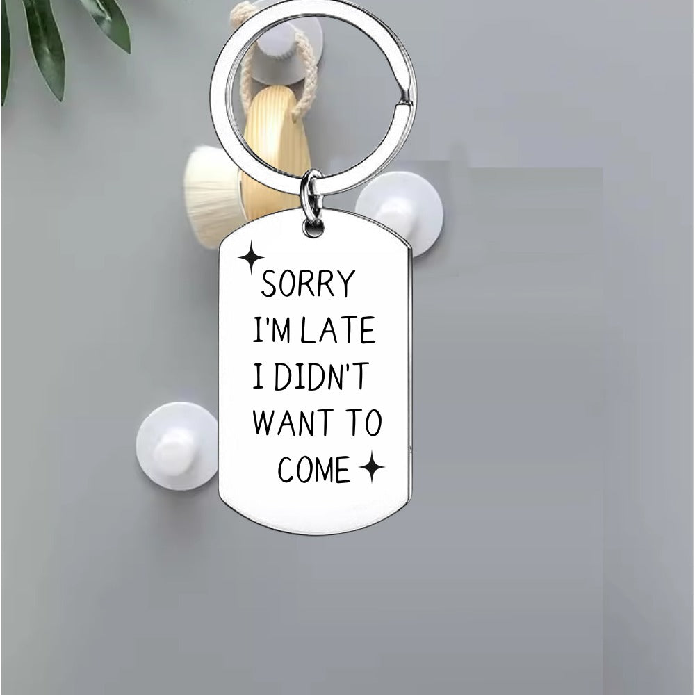 Creative Metal Keychain Funny Birthday Gift