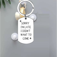 Creative Metal Keychain Funny Birthday Gift