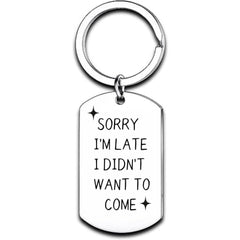 Creative Metal Keychain Funny Birthday Gift