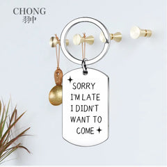Creative Metal Keychain Funny Birthday Gift