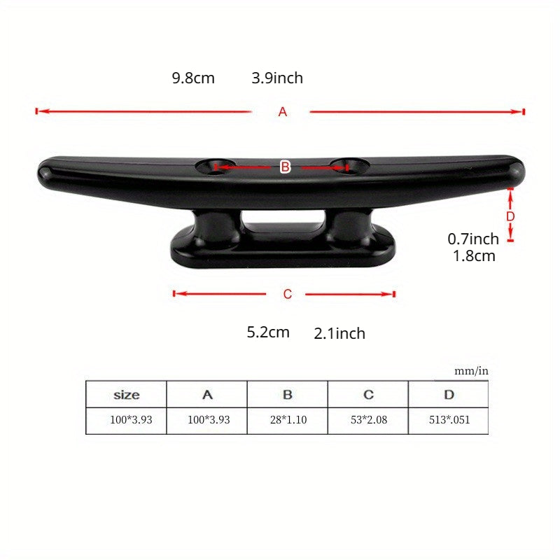 100mm Outdoor Nylon Mooring Cleat for Boats & Yachts