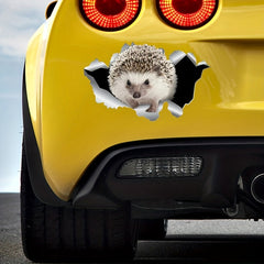 Hedgehog Pet Animal Vinyl Decal Car Sticker