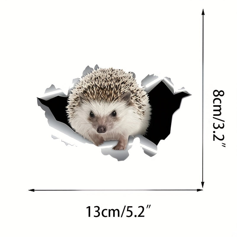 Hedgehog Pet Animal Vinyl Decal Car Sticker