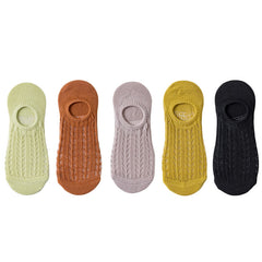 5pc Anti-Slip Athletic Low Cut Socks for Men & Women