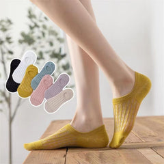 5pc Anti-Slip Athletic Low Cut Socks for Men & Women