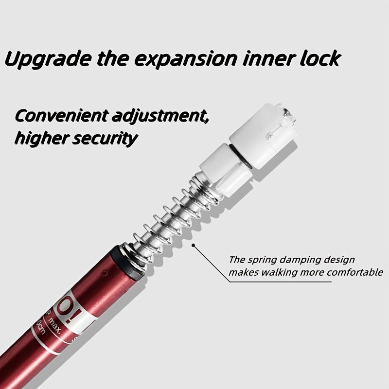 Adjustable Trekking Pole Telescopic Walking Stick Ultralight