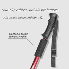 Adjustable Trekking Pole Telescopic Walking Stick Ultralight