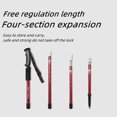 Adjustable Trekking Pole Telescopic Walking Stick Ultralight