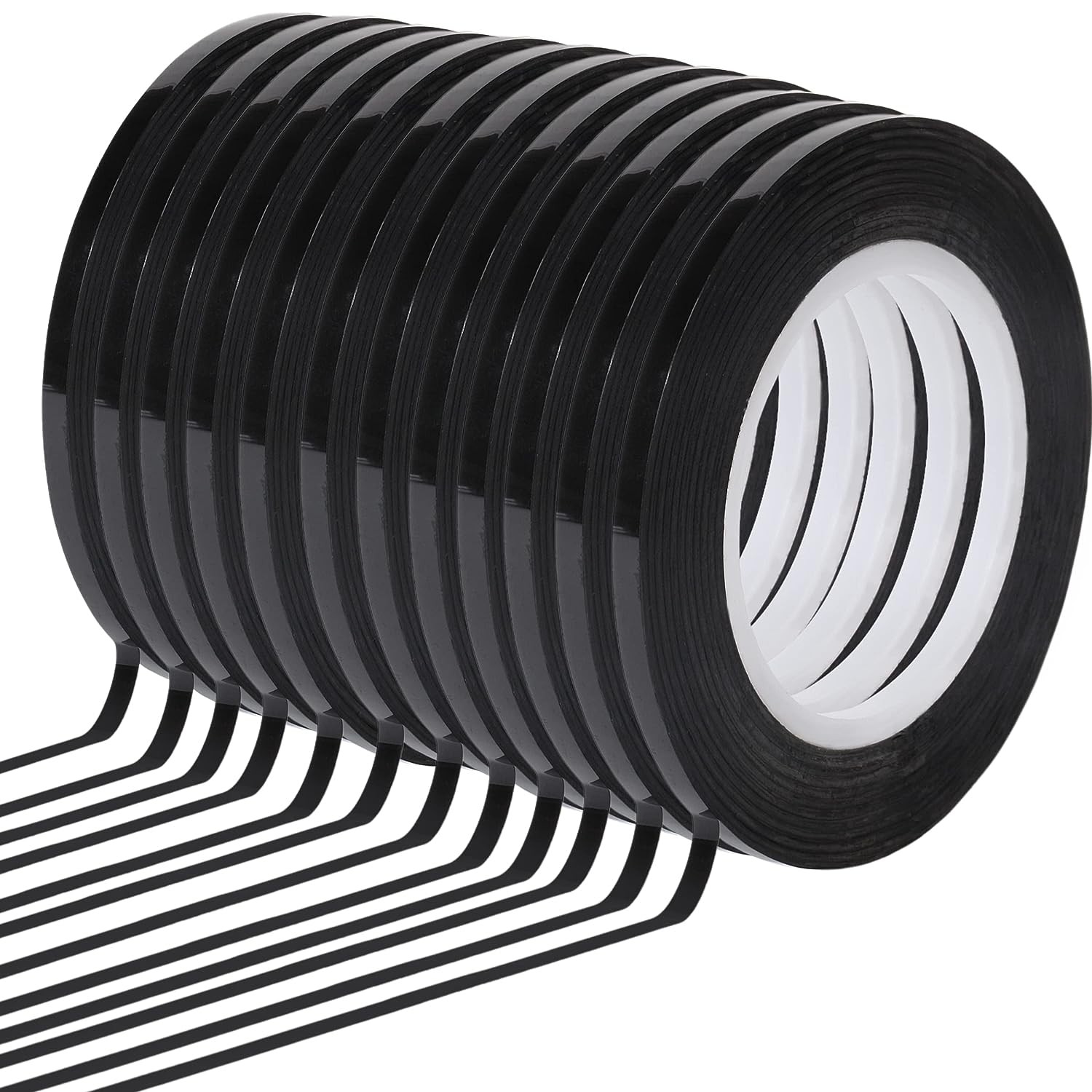 Whiteboard Tape Thin for Dry Erase Board - Set of 12 - Whiteboard Accessories