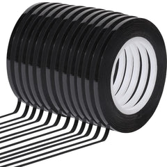 Whiteboard Tape Thin for Dry Erase Board - Set of 12 - Whiteboard Accessories