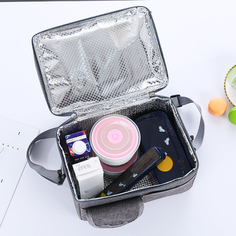 Large Capacity Insulated Bag Waterproof Foldable Reusable with Zipper