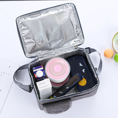 Large Capacity Insulated Bag Waterproof Foldable Reusable with Zipper