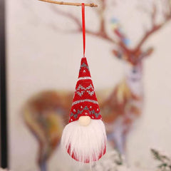 Knitted Wool Forest Man Doll Christmas Tree Decoration