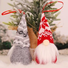 Knitted Wool Forest Man Doll Christmas Tree Decoration