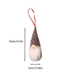 Knitted Wool Forest Man Doll Christmas Tree Decoration