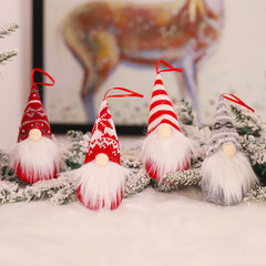 Knitted Wool Forest Man Doll Christmas Tree Decoration