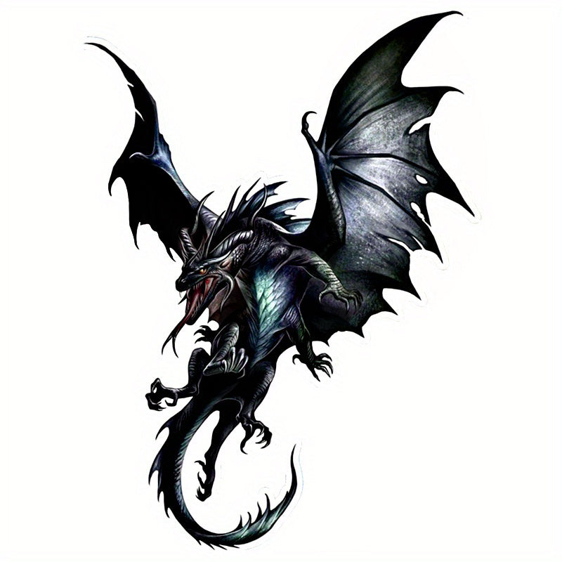Colorful Pterosaur Dragon Car Sticker PVC Decal