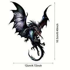Colorful Pterosaur Dragon Car Sticker PVC Decal