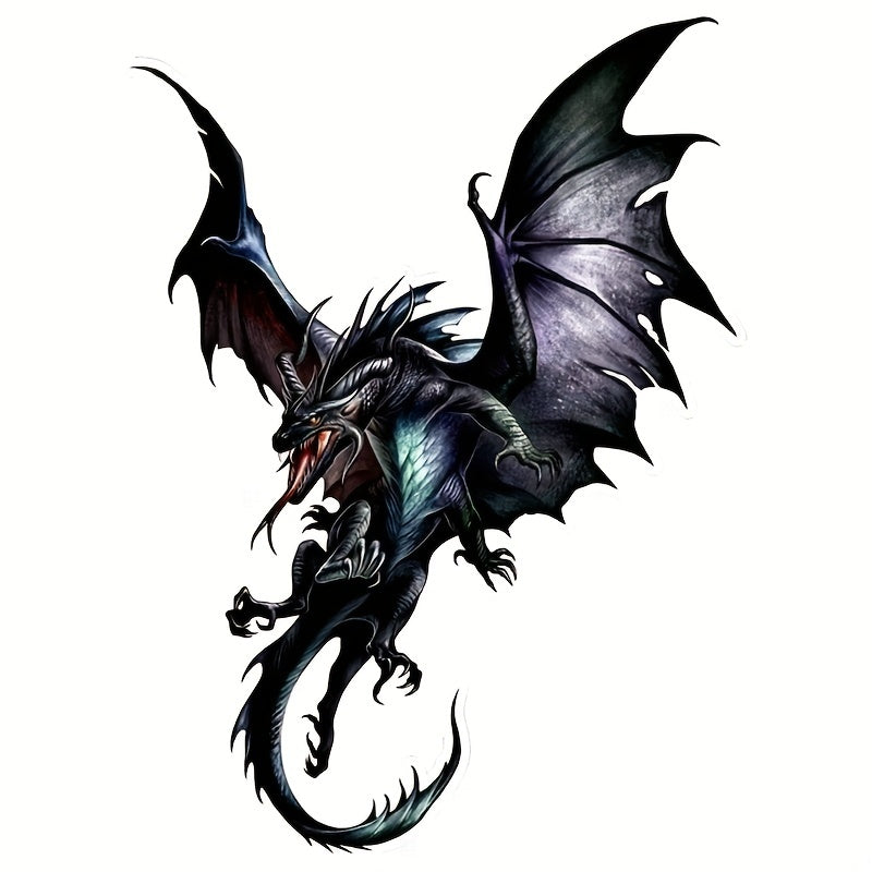 Colorful Pterosaur Dragon Car Sticker PVC Decal