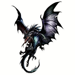 Colorful Pterosaur Dragon Car Sticker PVC Decal