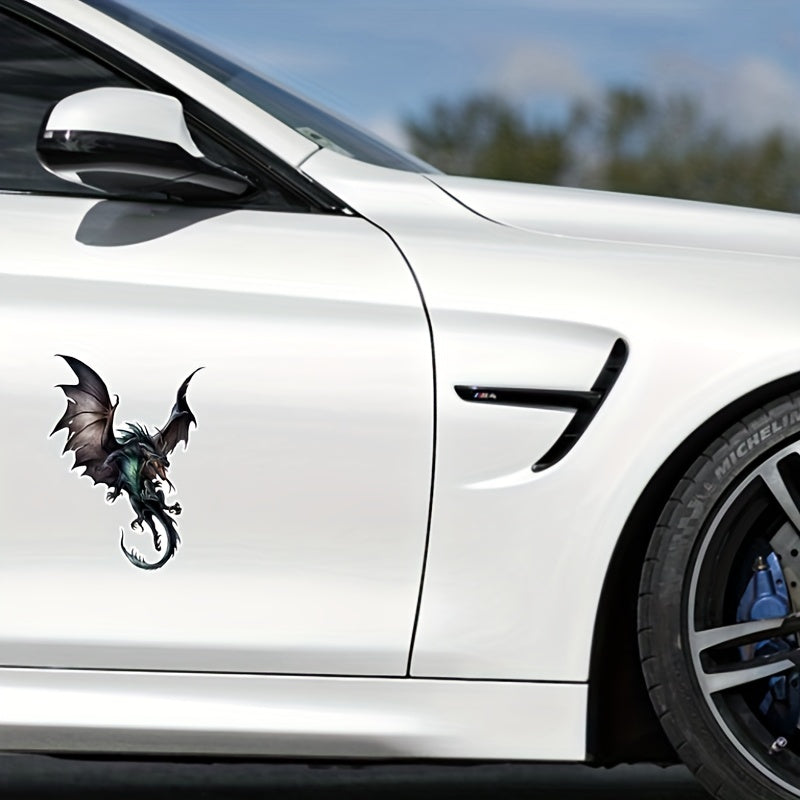 Colorful Pterosaur Dragon Car Sticker PVC Decal
