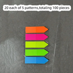 100pcs Sticky Note Markers for Students Index & Note Stickers