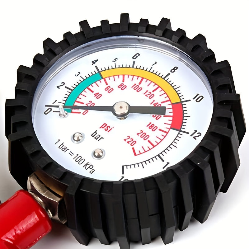 Tire Pressure Gauge Inflator Gun with Accuracy Detector