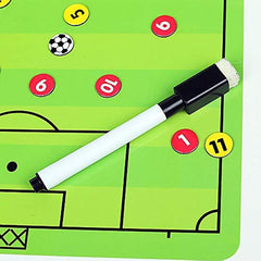 Foldable Magnetic Soccer Tactic Board Clipboard