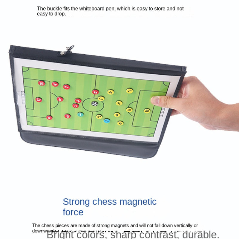 Foldable Magnetic Soccer Tactic Board Clipboard