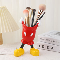 Cartoon Trouser Pen Holder Resin Ornament Makeup Storage Container