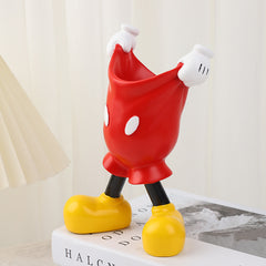 Cartoon Trouser Pen Holder Resin Ornament Makeup Storage Container