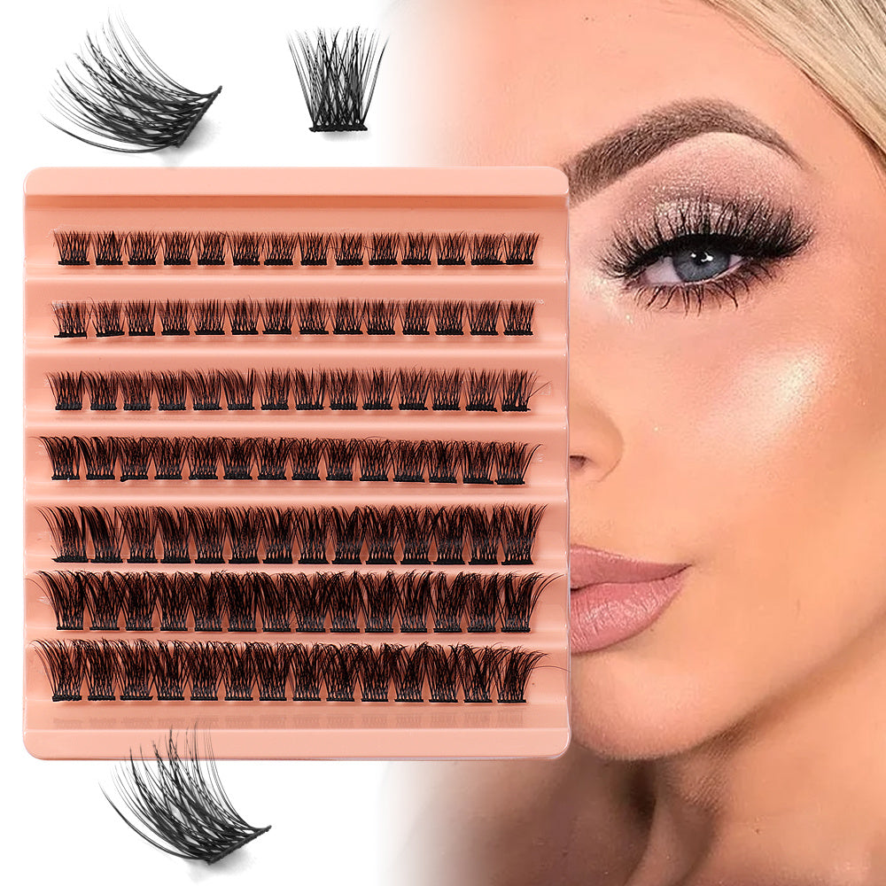 Lash Clusters 96Pcs Individual Cluster Lashes DIY Eyelash Extension