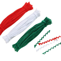 300pcs Christmas Craft Pipe Cleaners Bulk Art for Creative Christmas Decoration