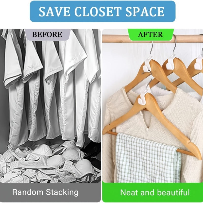 40pcs Heavy Duty Cascading Hanger Extender Hooks Closet Organizer