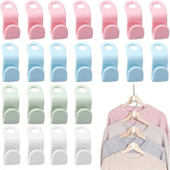 40pcs Heavy Duty Cascading Hanger Extender Hooks Closet Organizer