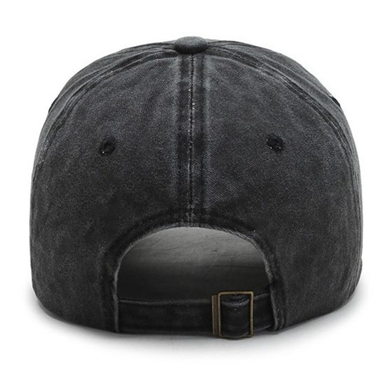 Retro Sun Protection Fishing Cap Rabbit Pattern Breathable Cap