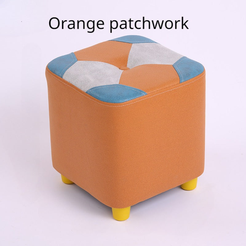 Heavy Duty Wood Frame Shoe Changing Stool Skin Friendly & Soft