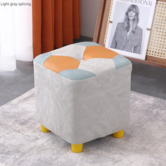 Heavy Duty Wood Frame Shoe Changing Stool Skin Friendly & Soft