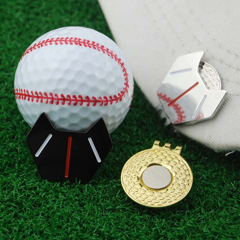 Manganese Steel Cap Clip w/ Golf Ball Markers