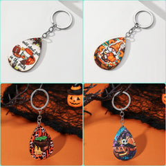 Halloween Pumpkin Keychain Pendant Bag Purse Backpack Ornament