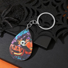 Halloween Pumpkin Keychain Pendant Bag Purse Backpack Ornament