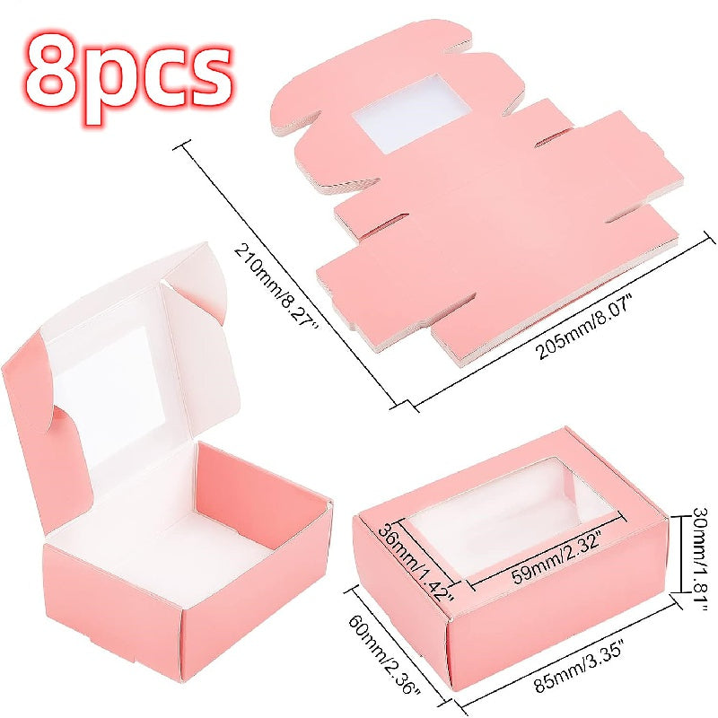 30pcs Cookie Boxes With Window Bakery Gift