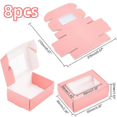 30pcs Cookie Boxes With Window Bakery Gift