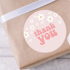 60pcs Slogan Graphic Gift Stickers Thank You Stickers Decorative Stickers