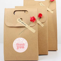 60pcs Slogan Graphic Gift Stickers Thank You Stickers Decorative Stickers