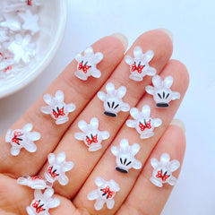 Resin Small Hand Series Flat Back Phone Decor Parts 20/50/100pcs