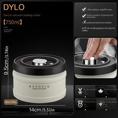 3pcs Stainless Steel Sealed Jar Vacuum Coffee Bean Fresh-keeping Tank