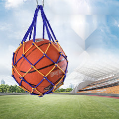 Portable Basketball Net Bag Soccer Football Mesh Storage Holder Nylon Carry Bag