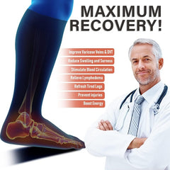 Compression Socks for Women and Men 20-30mmHg Support Circulation
