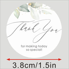 60pcs Floral & Slogan Seal Sticker Wedding Party